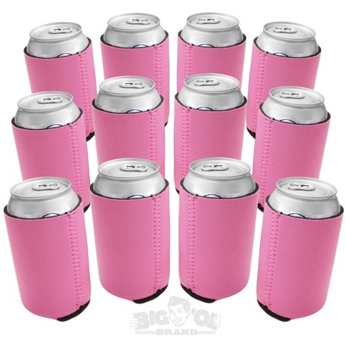 Neoprene Reversible Can Cooler 12 Pack Pink : Target