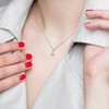 EVERLY JEWELRY | Sterling Silver Pendant with Created Gemstone – Multiple Stone Options - 4 of 4