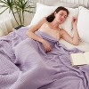 Attop All-Season Breathable Gauze Cotton Throw Blanket - 50"x70" Large Size, Soft Lightweight for Couch & Bed - 4 of 4