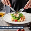 Itopfox 20-Piece Stainless Steel Flatware Set for 4, Mirror Polished Cutlery with Knives, Forks, Spoons, Salad Forks, Teaspoons - 3 of 4