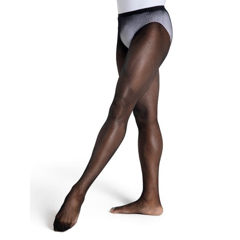 Capezio Black Women's Classic Fishnet Tight With Seam, Small/medium : Target