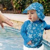 Green Sprouts Baby/Toddler UPF 50+ Eco Flap Hat - 3 of 3