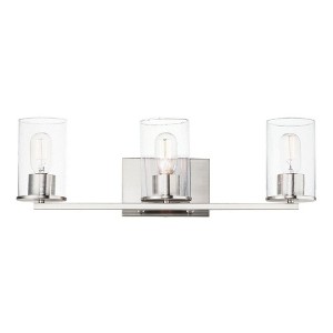 Maxim Lighting Sleek 3 - Light Vanity in  Satin Nickel - 1 of 4