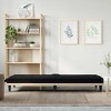 vidaXL Sofa Bed Black Polyester Large - 2 of 4