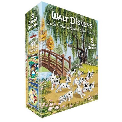 Walt Disney's Little Golden Board Book Library (Disney Classic) - (Little Golden Book) by  Various (Mixed Media Product)