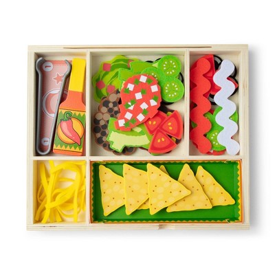 Melissa &#38; Doug Nachos Wooden Play Food Set