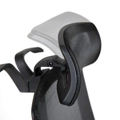 Black Mesh High-Back Ergonomic Swivel Task Chair with Adjustable Arms