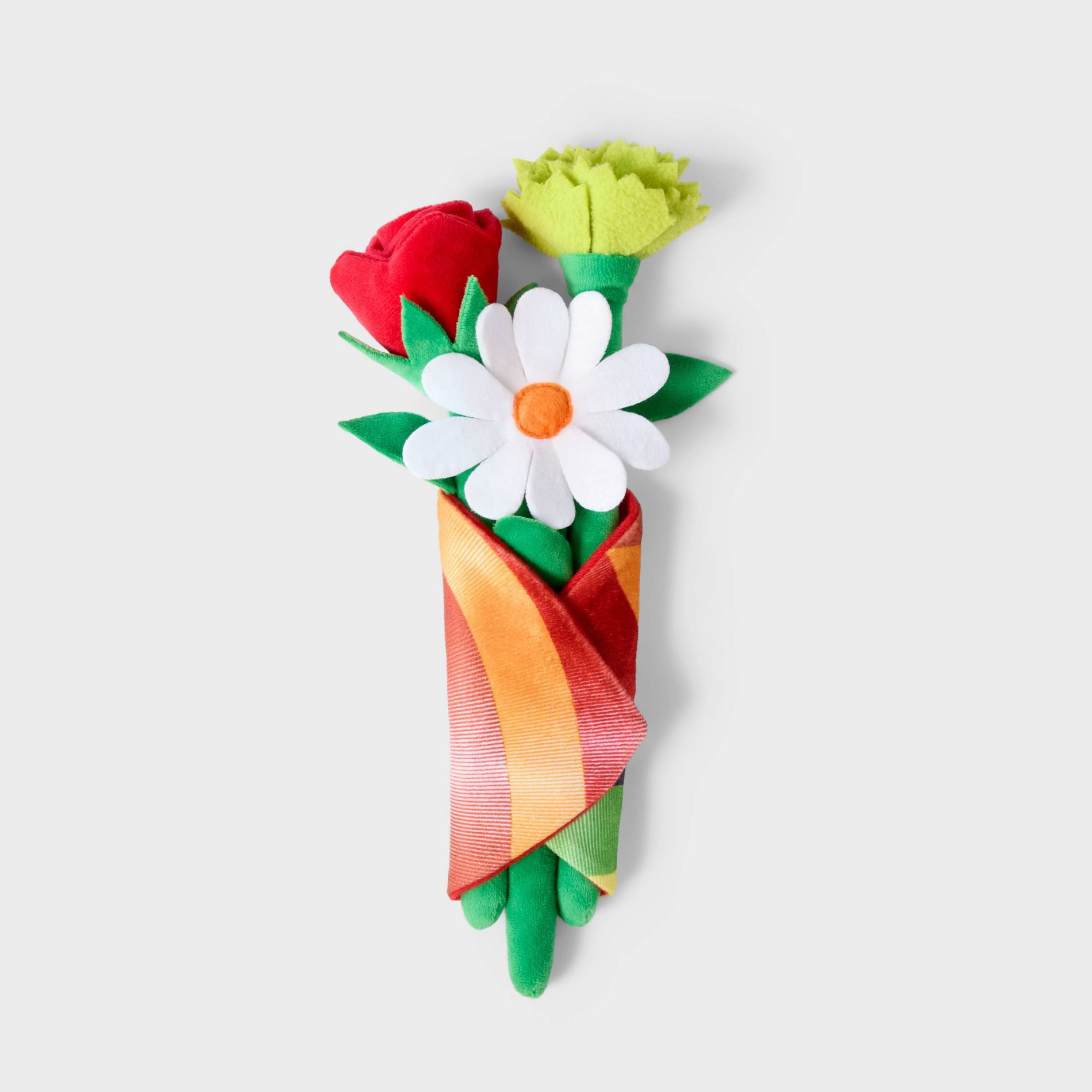 Pride Flower Bouquet Plush Dog Toy