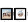 Americanflat Picture Frame with Oval Mat Insert and Shatter-Resistant Glass - Signature Collection - Photo Frame for Wall Display - 2 of 4