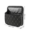 Unique Bargains Car Trash Can Foldable Portable Front Rear Seats Trash Bin 1 Pc - 3 of 4