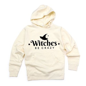 Simply Sage Market Women's Graphic Hoodie Witches Be Crazy Hat - 1 of 3