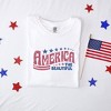 Simply Sage Market Women's Retro America The Beautiful Short Sleeve Garment Dyed Tee - 3 of 4