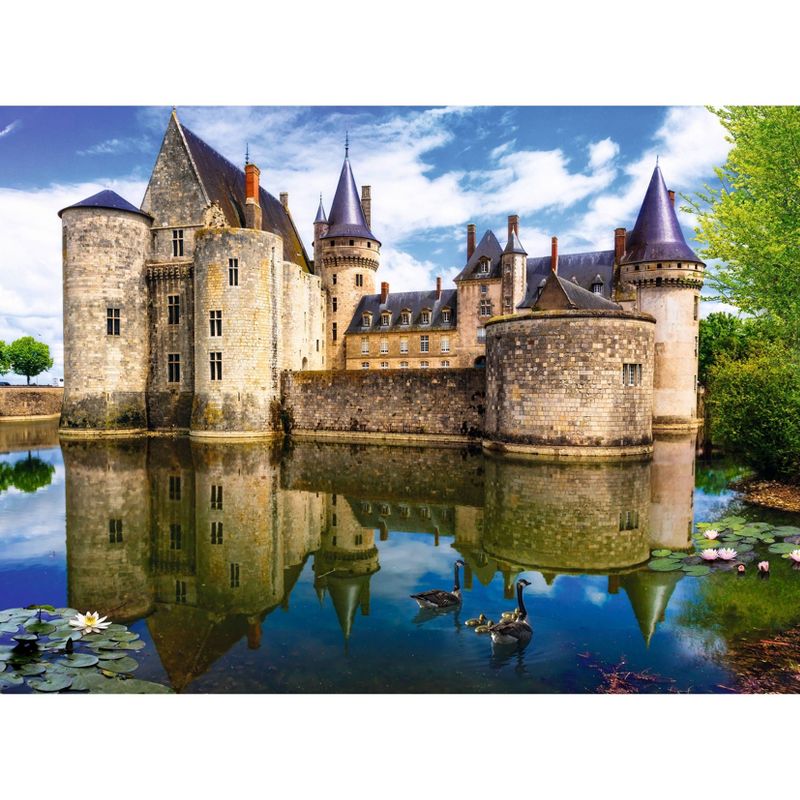 Trefl Castle in Sully Jigsaw Puzzle - 3000pc: Brain Exercise, Memory Skills, Travel Theme, Cardboard, 3 of 4