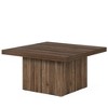 Resenkos Center Coffee Table, Living Room Table,Square Coffee Table, 31.5-Inch Wood Center Table Cocktail Table Brown - 3 of 4