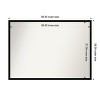 Amanti Art Incline Non-Beveled Wood Framed Bathroom Vanity Wall Mirror - 3 of 4