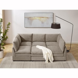 VANOMi Upholstered Modular Sectional Sofa - 1 of 4