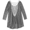 Aeropostale Womens Crochet-Back Embellished T-Shirt - 2 of 2