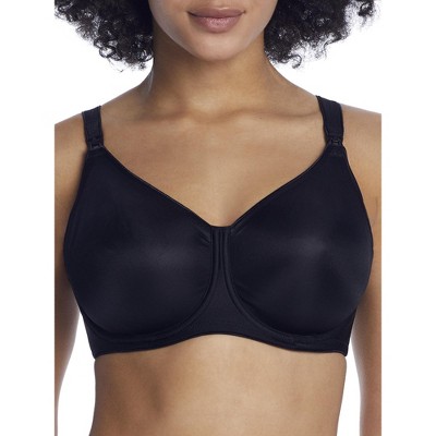 Leading Lady The Carole - Cool Fit Underwire Nursing Bra In Black, Size:  34b : Target