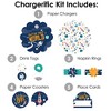 Big Dot of Happiness Blast Off to Outer Space - Rocket Ship Baby Shower or Birthday Party Paper Charger & Table Decorations Chargerific Kit for 8 - 3 of 4