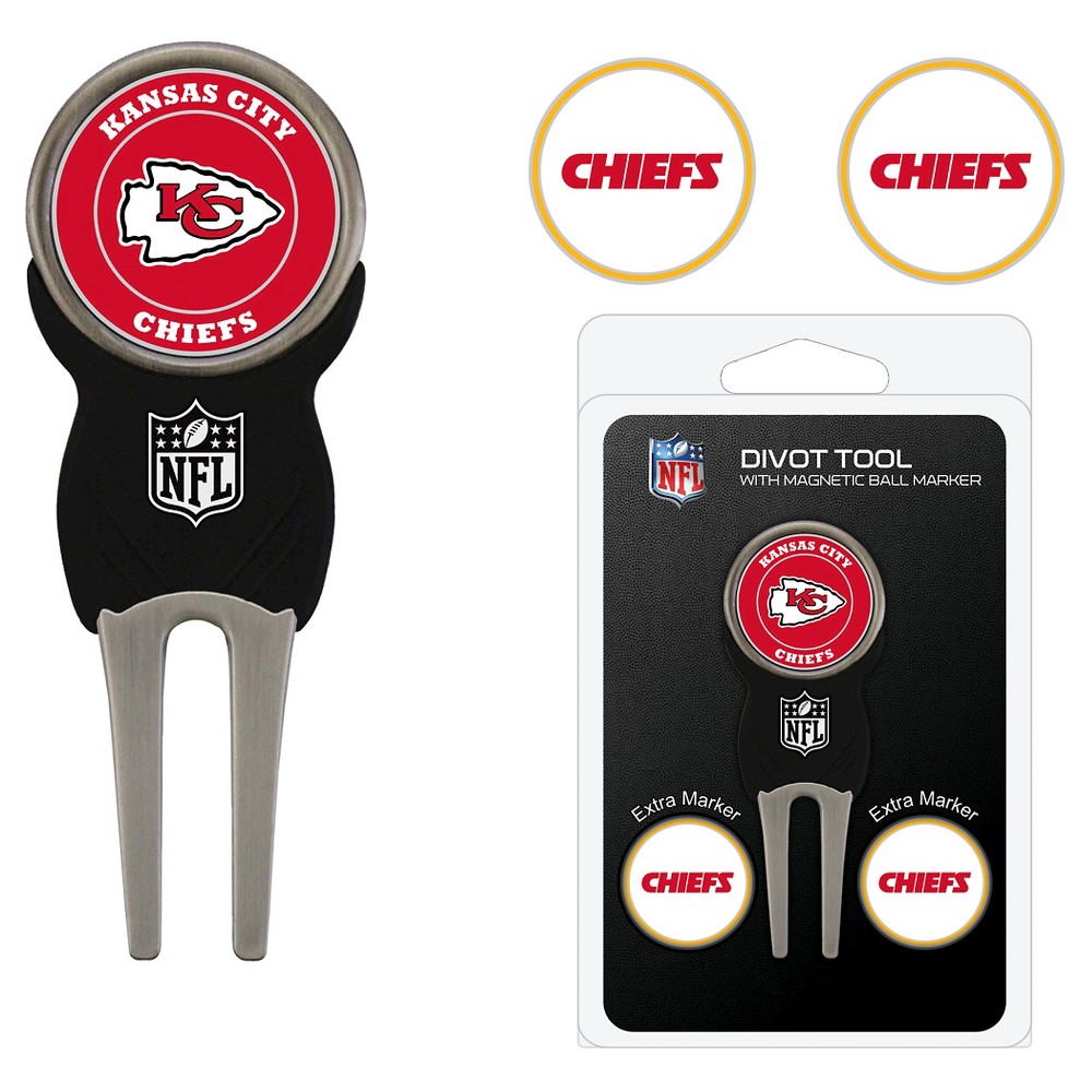 UPC 637556314451 product image for Kansas City Chiefs NFL Team Golf Divot Tool Pack with Signature Tool | upcitemdb.com