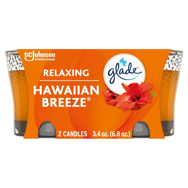 Glade Candles - Hawaiian Breeze - 6.8oz/2ct, 1 of 19