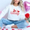 Simply Sage Market Women's Graphic Sweatshirt Je T'aime - 2 of 4