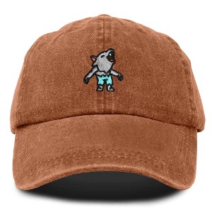 Dalix Werewolf Embroidered Moon Dad Hat Cotton Baseball Cap Adjustable Mens - 1 of 4