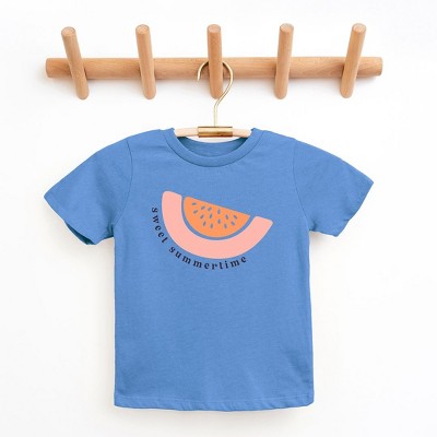 The Juniper Shop Sweet Summertime Watermelon Toddler Short Sleeve Tee