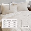 100% Cotton Honeycomb Waffle Duvet Cover & Sham Set - Great Bay Home - 3 of 4