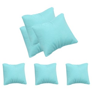 Unique Bargains Delicate Jewelry Storage Display Velvet Bracelet Watch Pillow 3.5"x3.1" 6 Pcs - 1 of 4