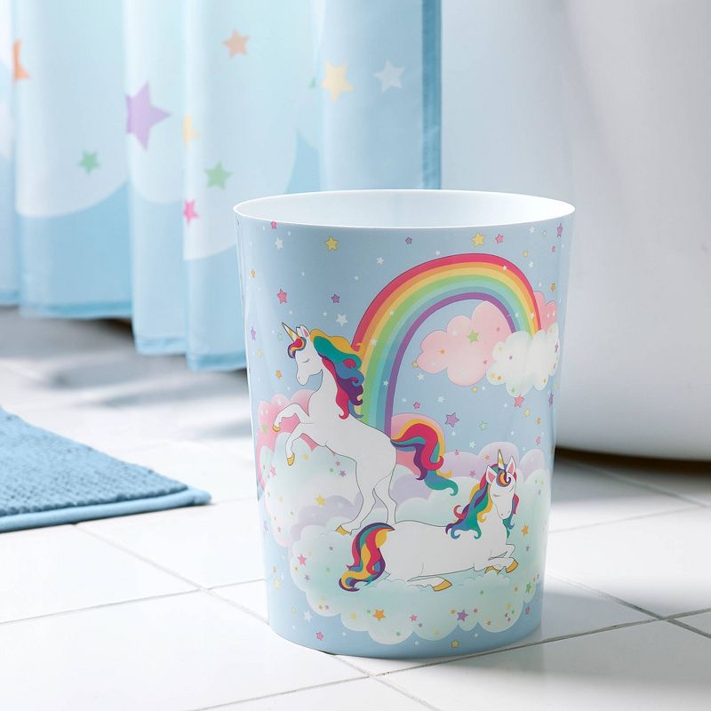 Unicorn and Rainbow Kids&#39; Wastebasket - Allure Home Creations, 6 of 10