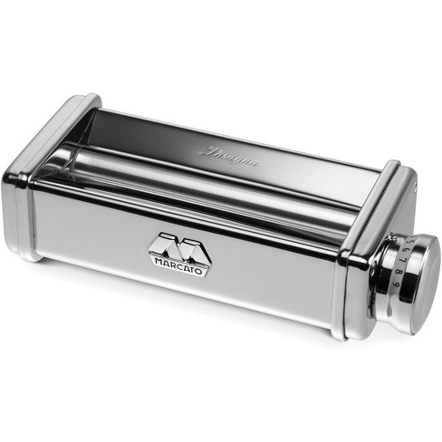 Marcato Spaghetti Cutter Attachment, Made in Italy, Works with Atlas 150  Pasta Machine, 7 x 2.75, Silver 