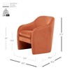 New Pacific Direct Zella Velvet Fabric Accent Arm Chair - 3 of 4