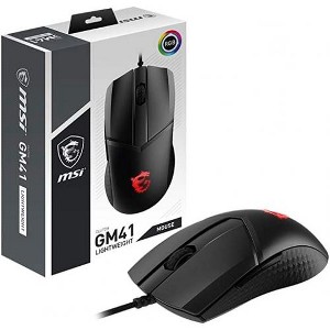 MSI CLUTCHGM41 Lightweight V2 Gaming USB RGB Adjustable up to 16000 DPI Desktop Laptop Gaming Mouse (Clutch GM41 Light Weight V2) - 1 of 4