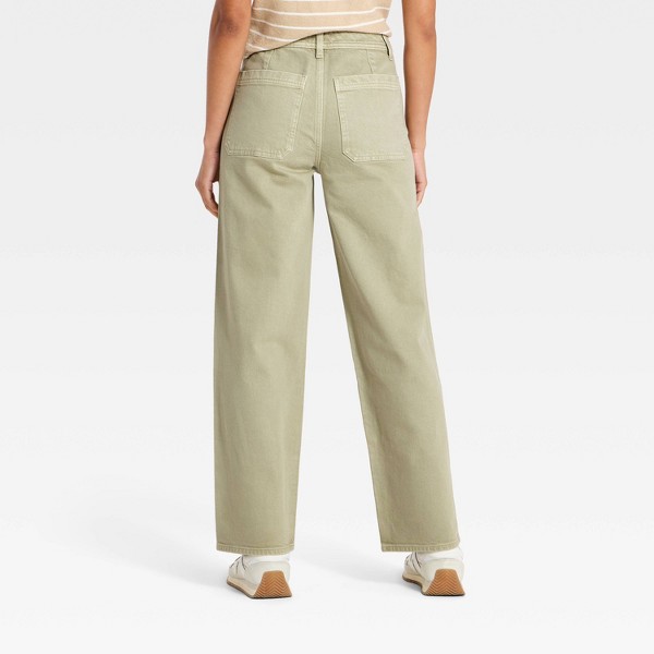 Pantalón recto estilo marinero para mujer - Universal Thread™ Malva 2