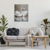 Stupell Industries Kissing Swans on Pond Canvas Art - 3 of 4