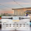 Itopfox Outdoor String Lights with 32 Antique LED Bulbs, IP65 Waterproof Hanging Cafe Market Lighting, Dimmable Warm White 2700K - 4 of 4