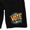 "Vote" Election Season Men's Black Sleep Pajama Shorts - 2 of 3