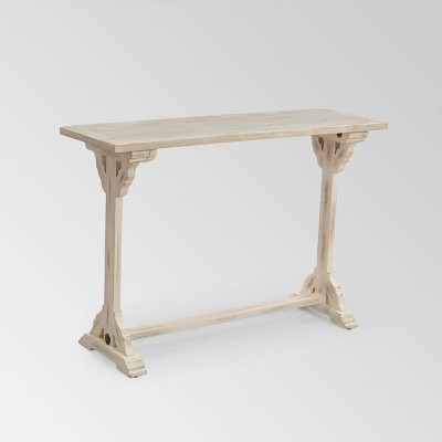 Owens Traditional Console Table White Wash - Christopher Knight Home