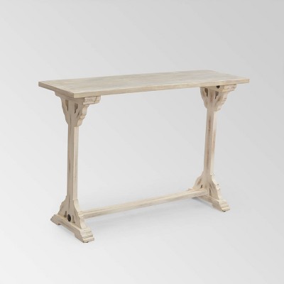 Owens Traditional Console Table White Wash - Christopher Knight Home