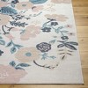 Hauteloom Ponto Cream & Blue Floral Area Rug - 2 of 4
