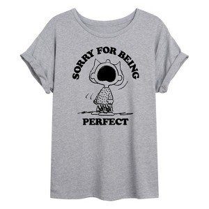 Women's - Peanuts - Sally Perfect Oversized Graphic T-Shirt - 1 of 4