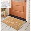 Gardenised Heavy Duty Coco Coir Doormat with Non Slip PVC Baking Embossed Welcome Design Coconut Fiber Floor Mat 18x30" - 2 of 4