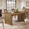 Wood 63" Dining Table for 4-6 People, Large Rectangular Kitchen Table with Sturdy Wooden Legs - 4 of 4