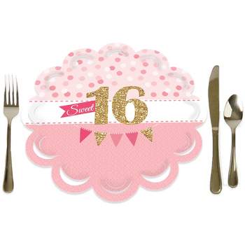 Big Dot of Happiness - Mis Quince Anos - Quinceanera Sweet 15 Birthday Party Centerpiece Sticks - Table Toppers - Set of 15