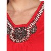 Women's Embellished V-Neck Fenella Top Tunic - White Mark - image 2 of 3