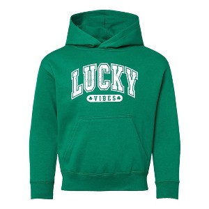 The Juniper Shop Lucky Vibes Distressed Youth Graphic Hoodie - 1 of 3