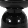 Maggift Patio End Tables Accent Side End Table for Outdoor and Indoor, Garden, Backyard Use, Special Design, Black, 15"*15"*20.75" - 3 of 4