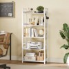 Greenstell Modern Style Bookshelf, Shelf Bookcase, High Bookshelf Corner Storage Organizer for Home Office Bedroom Kitchen Living Room - 4 of 4
