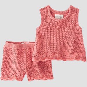 Little Planet by Carter's Baby Girls' Organic 2pc Sweater Knit Set